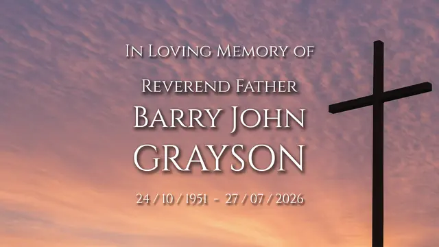 Portrait of Rev Fr Barry John Grayson