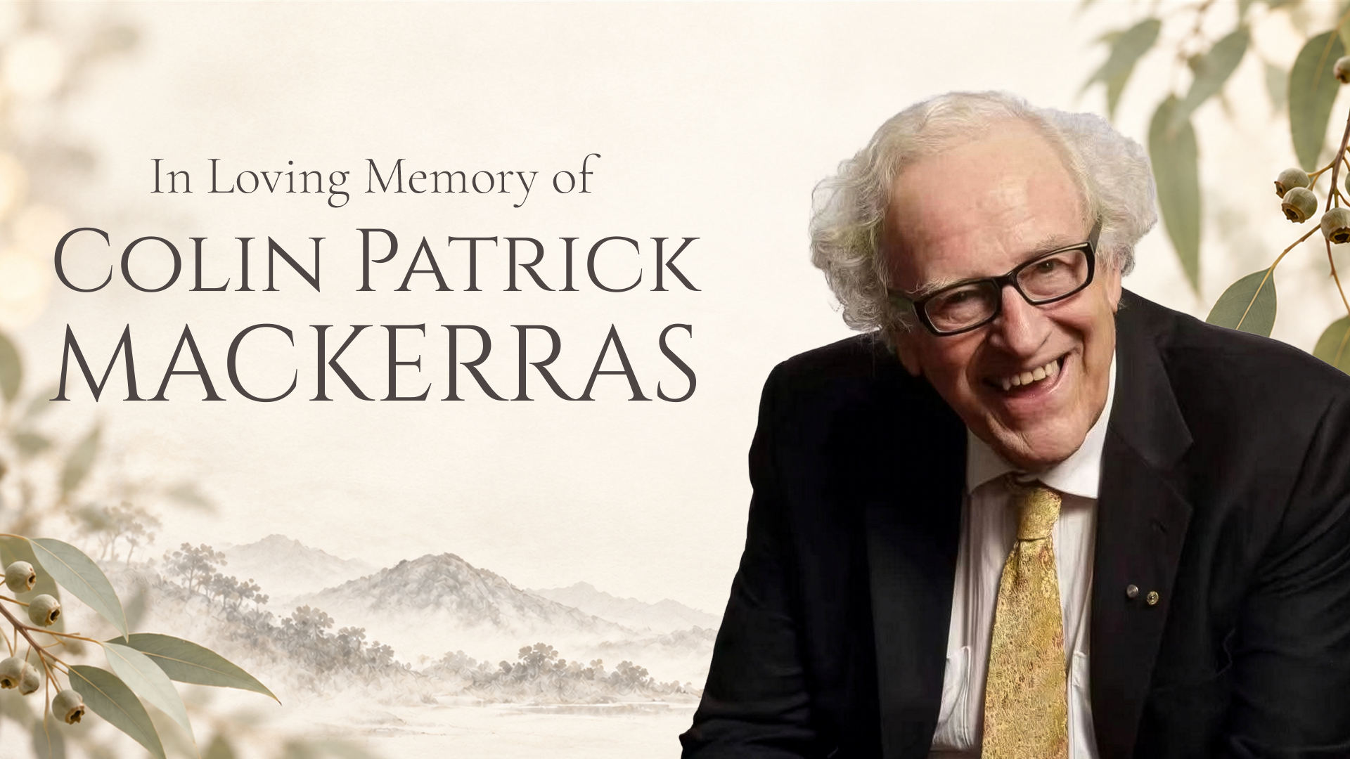 Portrait of Colin Patrick Mackerras