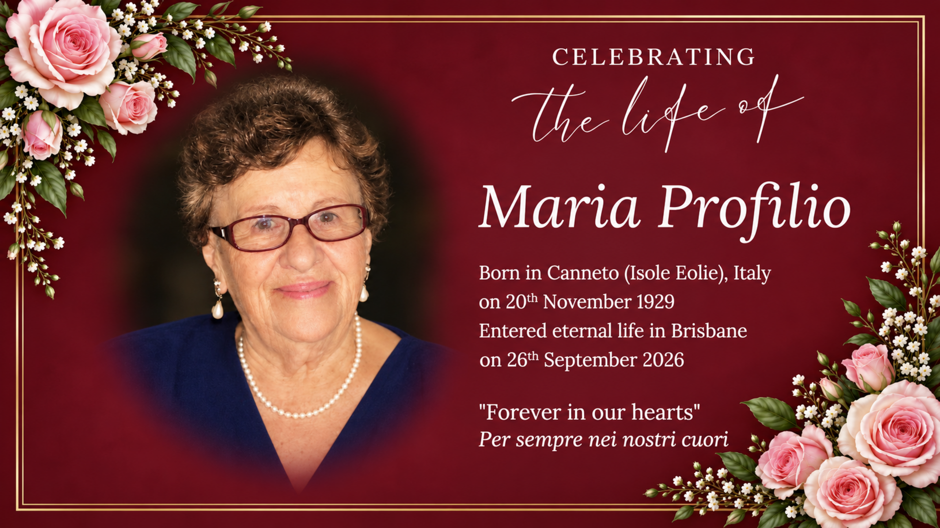 Portrait of Maria Profilio